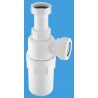 McAlpine 32mm Resealing Adjustable Inlet Bottle Trap with Multifit Outlet A10AR