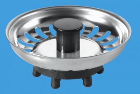 McAlpine Basket Strainer Waste Plug - Rubber Seal BSKTOP